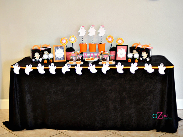 Lovely Ghost Inspired Halloween Party!