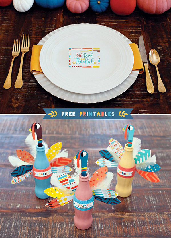 Lovely Thanksgiving Free Printables! - B. Lovely Events
