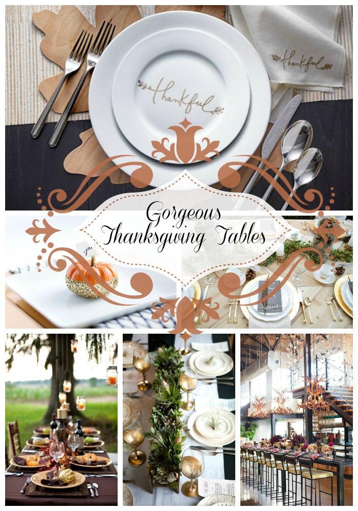 Gorgeous Thanksgiving Tables & Place Settings - B. Lovely Events