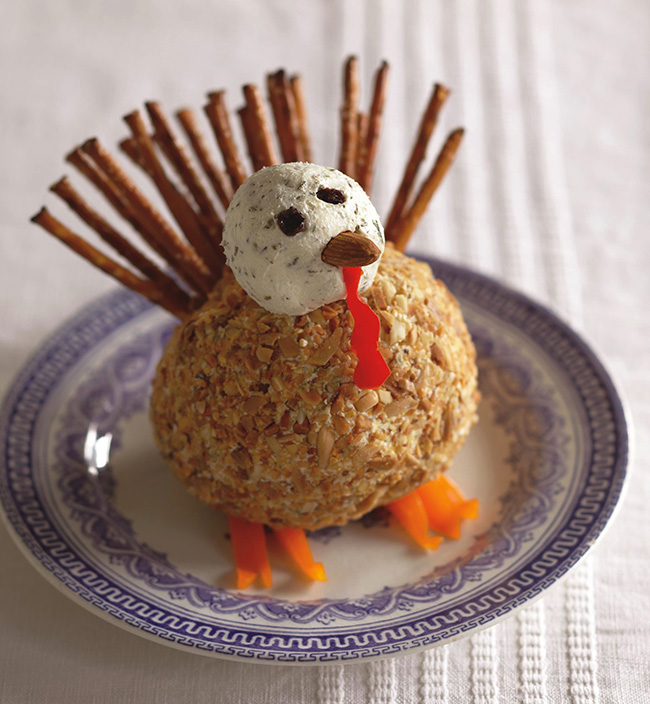 Herbed Turkey Cheese ball appetizer!