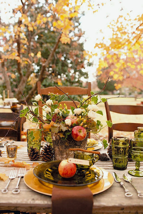 Rustic Orchard Thanksgiving Tablescape