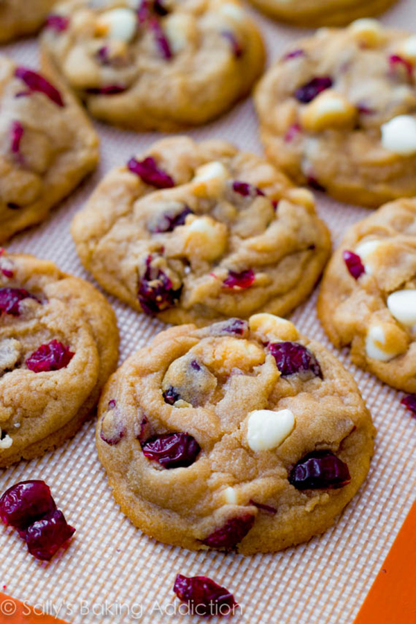 White-Chocolate-Cranberry-Cookies- Yum for Thanksgiving!