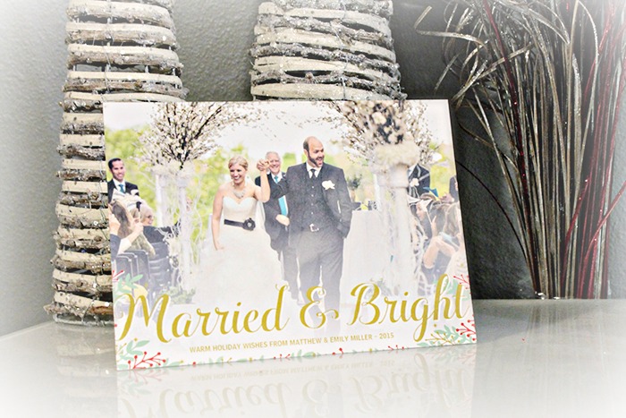 Zazzle Just Married Holiday Cards- So cute