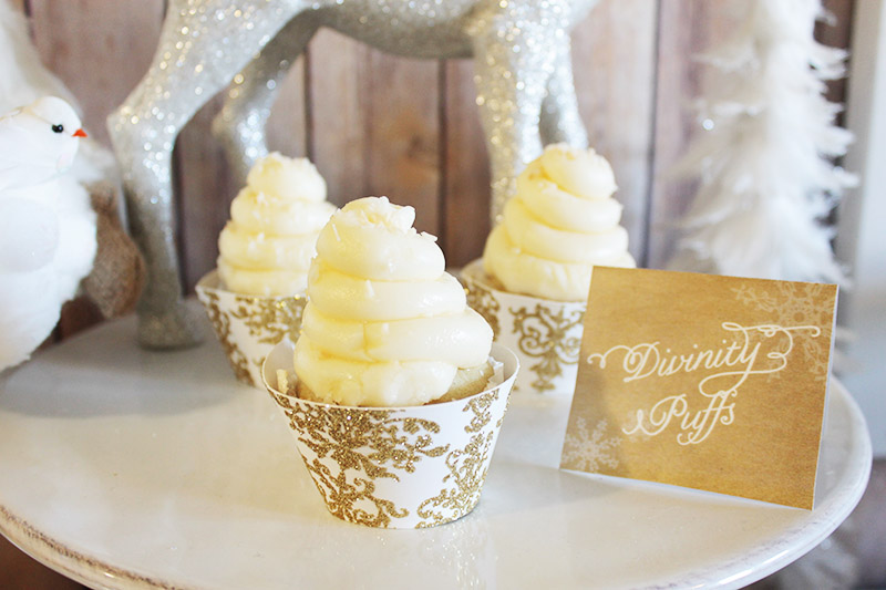 Divinity Puffed Cupcakes- B. Lovely Events