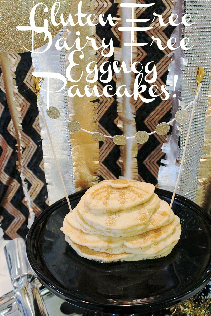 Gluten Free Dairy Free Eggnog pancakes - B. Lovely Events