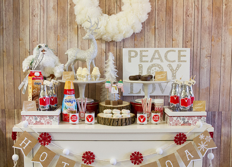 Rustic And Cozy Hot Cocoa Bar Full Of Lovely Details! - B. Lovely Events