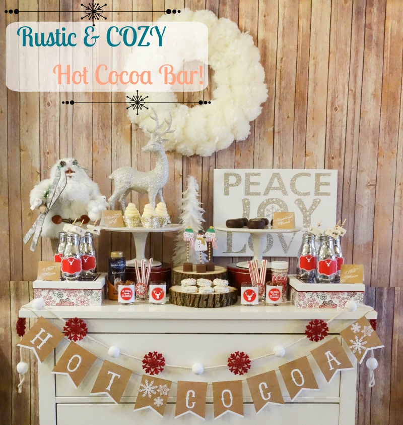 Rustic And Cozy Hot Cocoa Bar - B. Lovely Events