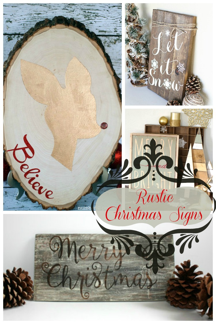 Rustic Christmas Signs We Love- B. Lovely Events
