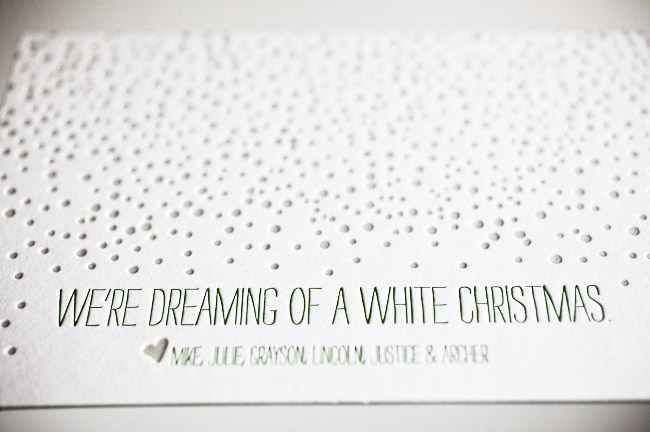 White christmas Invitations