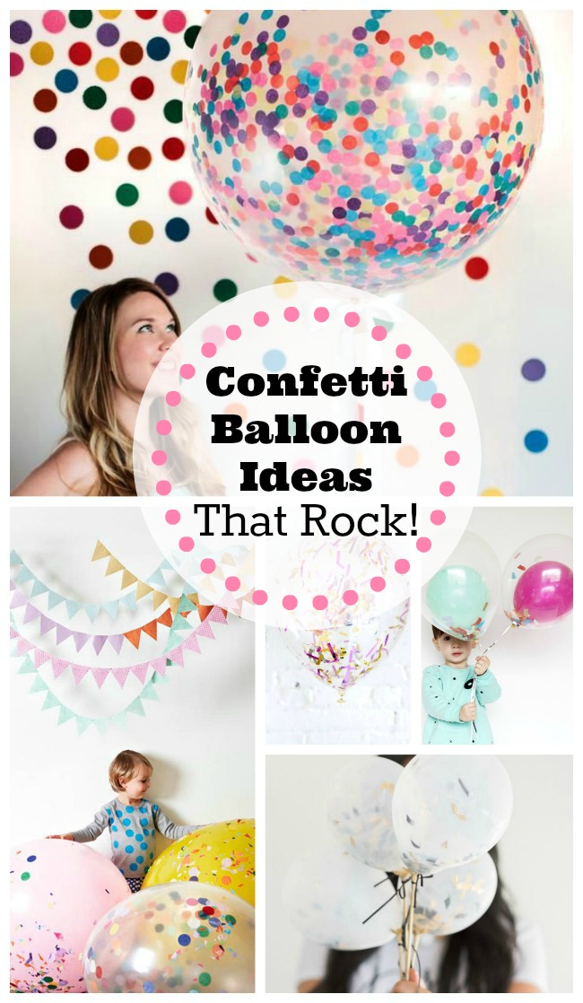 Confetti Balloon Ideas That Rock- B. Lovely Events