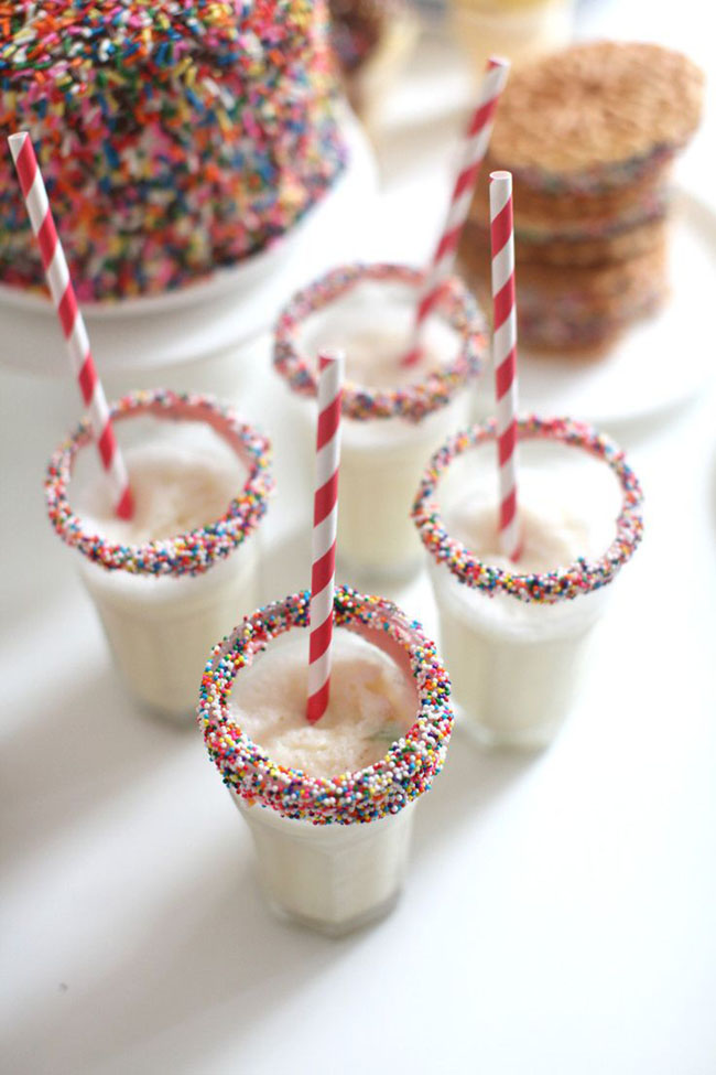 Cute Little Sprinkle Party Drinks