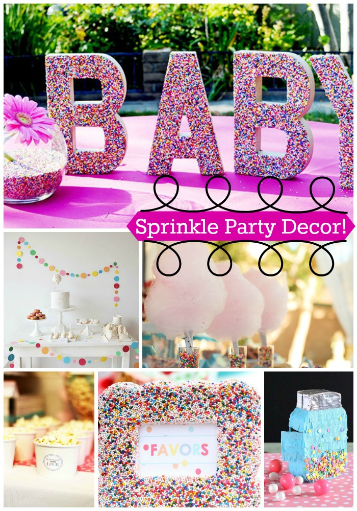 Sprinkle Party Decor - B. Lovely Events