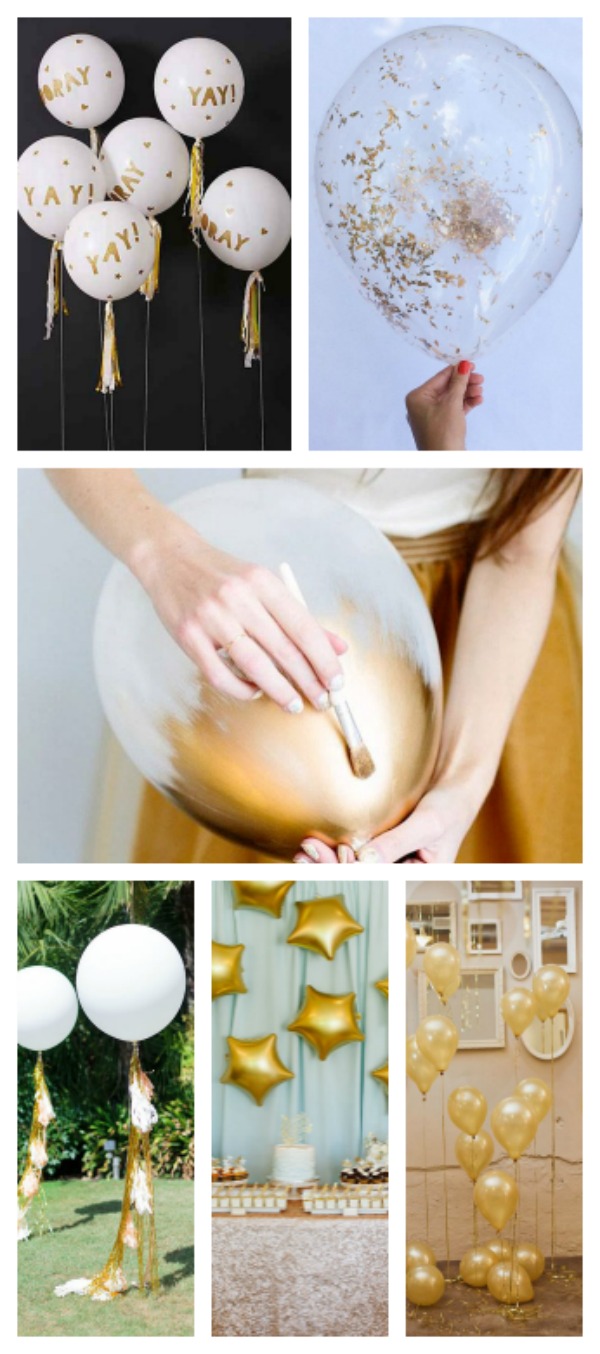 Wonderful Gold Balloon Ideas! -B. Lovely Events