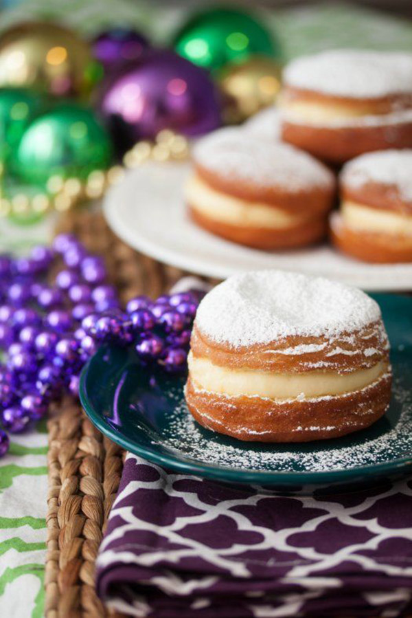Mardi Gras Paczki! -See More Of The10 Best & Yummy Mardi Gras Recipes - B. Lovely Events