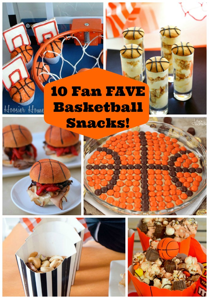 10 Fan Fave Basketball Snacks! -See them all at B. Lovely Events!