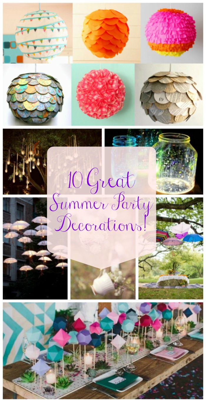 10 Great Summer Party Decorations- B. Lovely Events