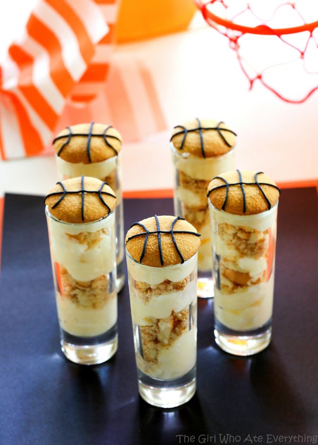 Basketball party March madness eats- See More March Madness Basketball Snacks On B. Lovely Events