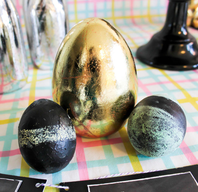 Chalkboard Easter Eggs- We'll show you how! -Learn The How To On B. Lovely Events