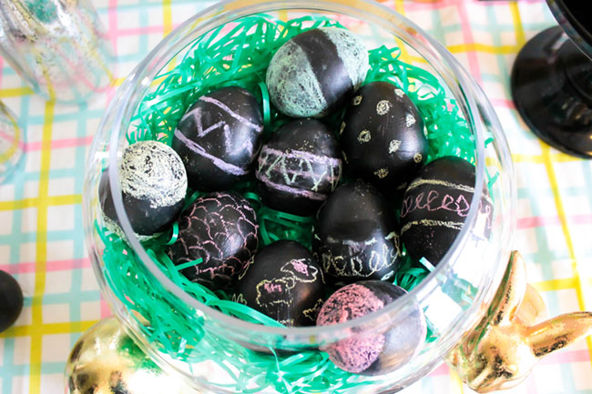 DIY Chalkboard Easter Eggs! -Learn The How To On B. Lovely Events