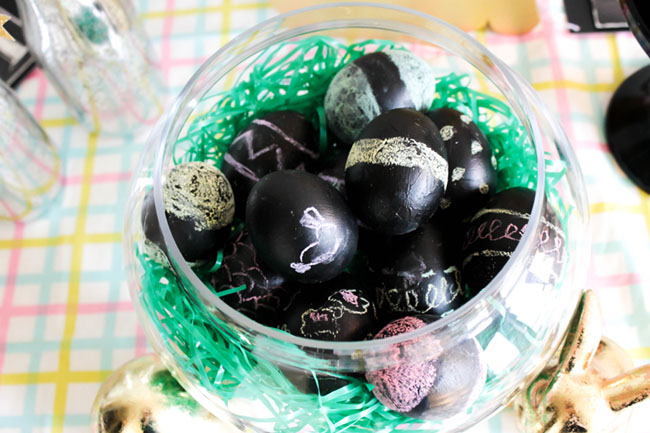 DIY Easter Eggs-Chalkboard Style -Learn The How To On B. Lovely Events