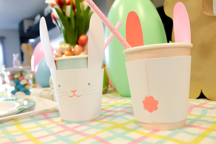 Easter Bunny Cups-The Cutest!- See more at B. Lovely Events