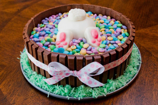 Fun Bunny Butt Cake For Easter! - See More Easter Bunny Butt Ideas On B Lovely Events