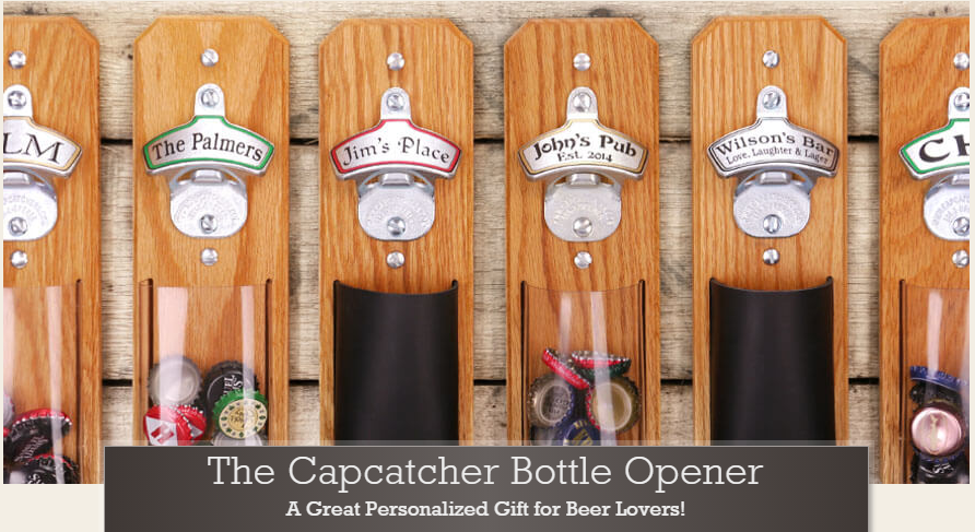 Capcatcher bottle opener - Perfect Bridal Party Gift!