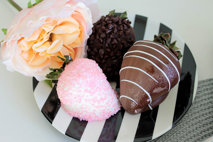 Chocolate Covered Strawberries and Roses- The Perfect Mothers Day