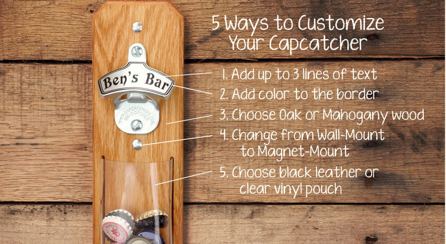 Custom Beer opener from Capcatchers - Perfect Bridal Party Gift!