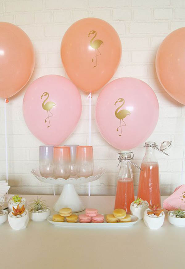 Flamingo Party Ideas- See more amazing party trends for 2016 at B. Lovely Events!
