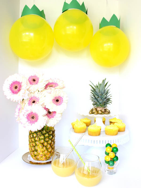 Fun DIY Pineapple Party - See more amazing party trends for 2016 at B. Lovely Events!