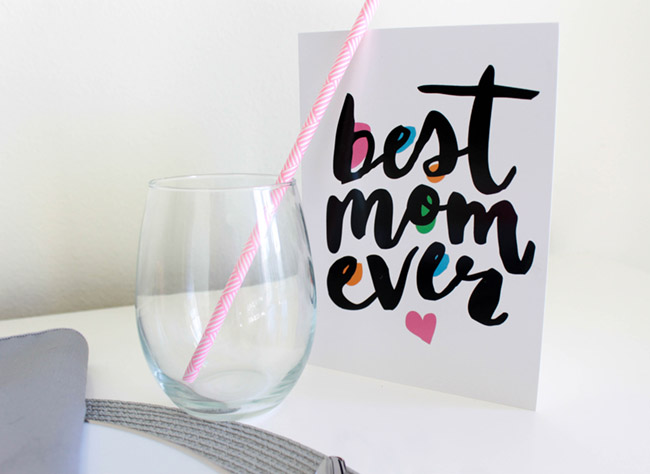 Fun Modern Mother's Day Card