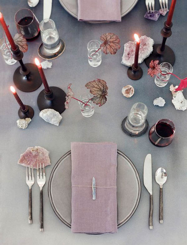 Geode Party Inspiration - See more amazing party trends for 2016 at B. Lovely Events!