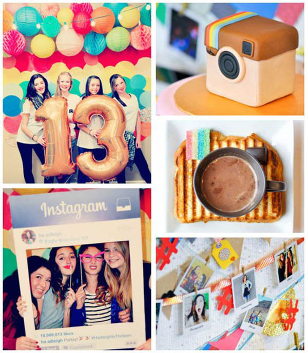 Instagram Party Ideas - See more amazing party trends for 2016 at B. Lovely Events!