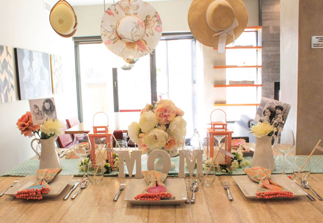 Lovely Blooming Mother's Day Tablescape! - See How To Put It Together On B. Lovely Events!