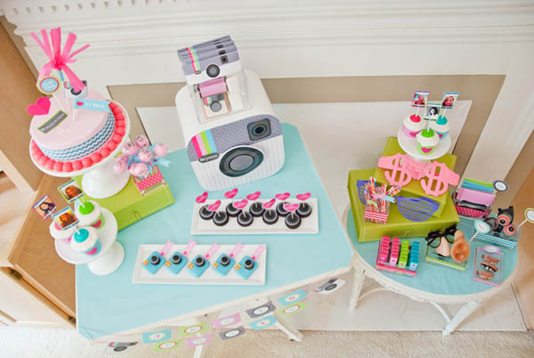 Lovely Instagram Party - See more amazing party trends for 2016 at B. Lovely Events!