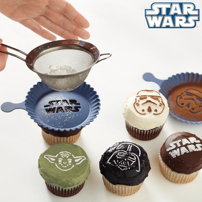Awesome DIY Star Wars Cupcakes- Check Out More May the 4th be with you ideas on the blog! - B. Lovely Events