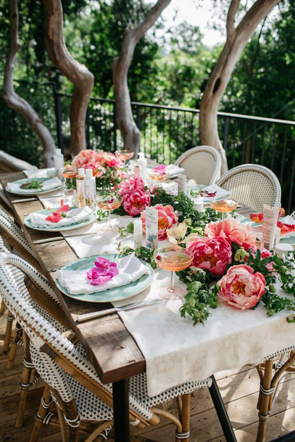 Blooming Garden Party Tablescape