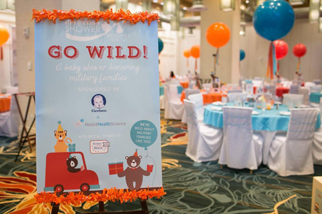 Go Wild Baby Shower- Operation Shower Sign- See All The Photos On B Lovely Events!
