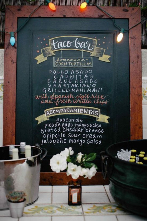 Lovely Taco Bar Sign- See more lovely Taco Bars On B. Lovely Events