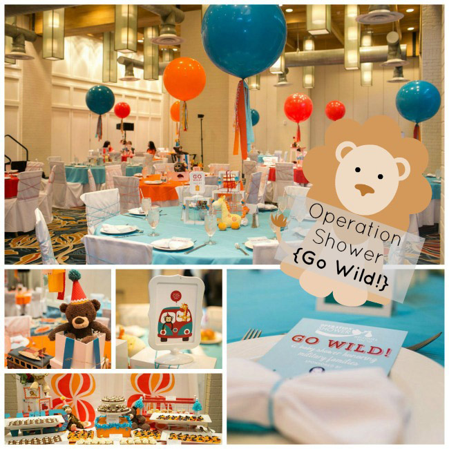 Operation Shower- Go Wild Baby Shower- See All Of The Lovely Details on B. Lovely Events