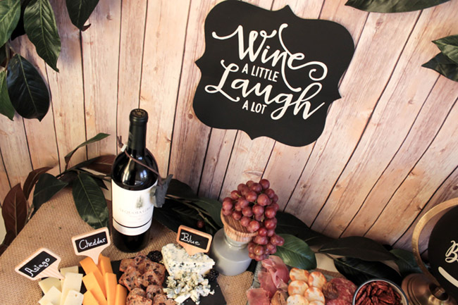 Rustic Tuscan Themed Wine And Cheese Night With Sequoia Grove- B. Lovely Events