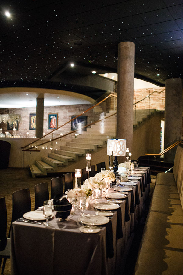 White And Black Wedding Tablescape- B. Lovely Events