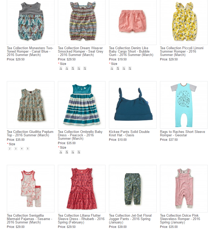 Baby Clothes From Baby Cubby