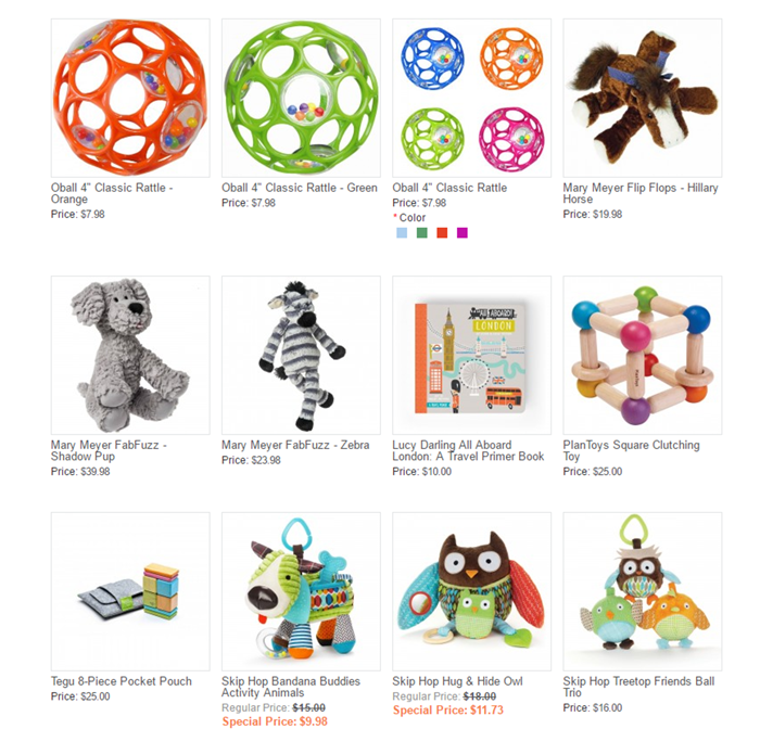 Baby Cubby toys