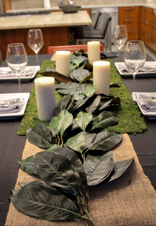 DIY Magnolia Leaf Centerpiece (1) -Learn How To Make Them On B. Lovely Events