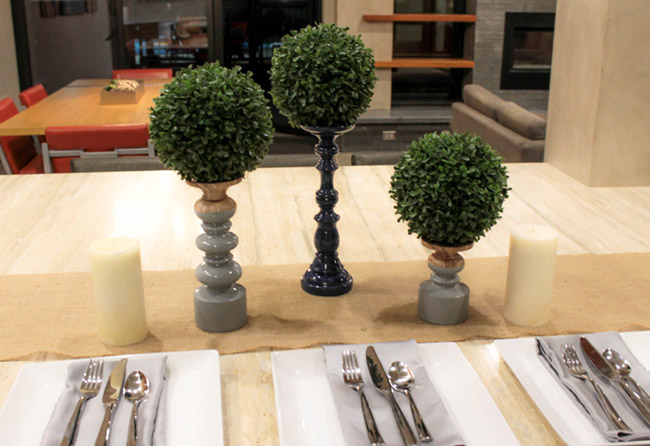 DIY Topiary Boxwood Modern Centerpieces (1) -Learn How To Make Them On B. Lovely Events