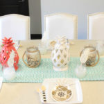 Father's Day Nautical Pineapple Tablescape - See how adorable this table is on B. Lovely Events!