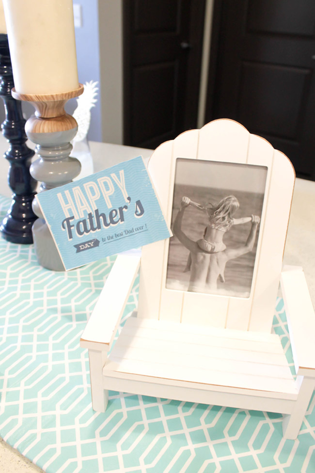 Father's Day Nautical Pineapple Tablescape - See how adorable this table is on B. Lovely Events!