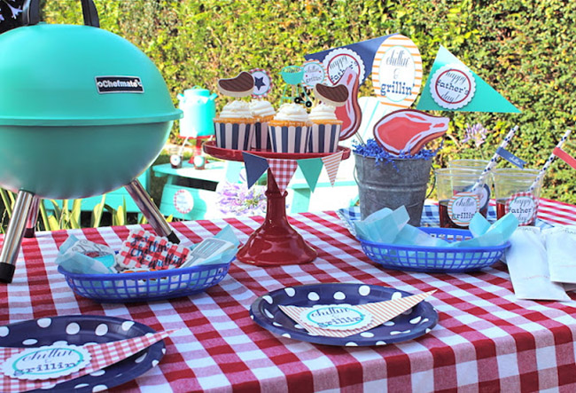 Fun Grillin Party For Father's Day! -See more Grillin Father's Day Ideas On B. Lovely Events!
